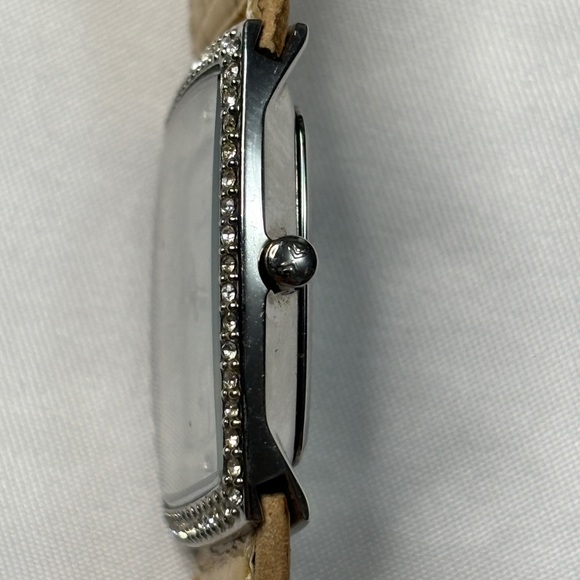 Skagen Watch Denmark Pearl Face Leather Band - Picture 7 of 12